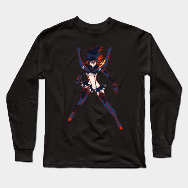 Synchronized Ryuko Long Sleeve T-Shirt by FireFlea